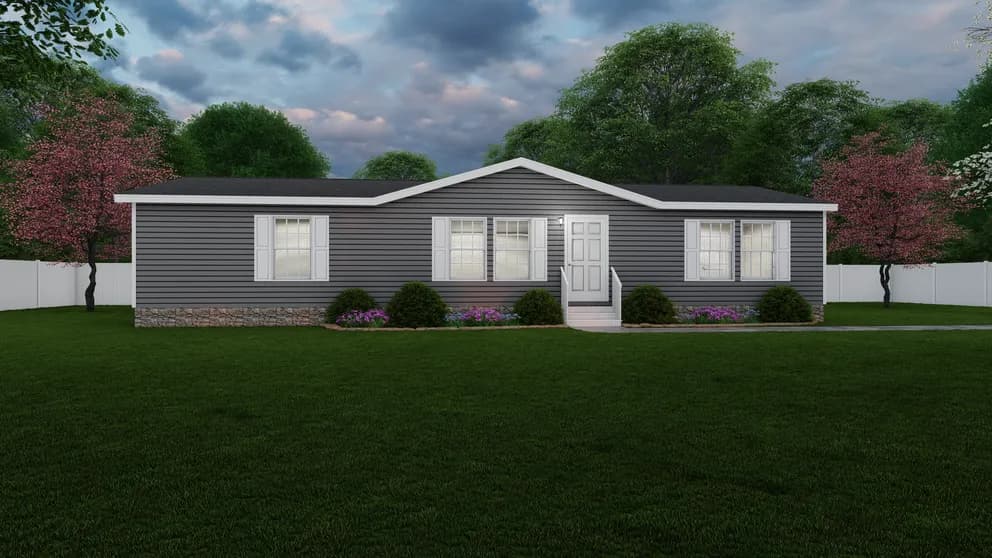 The beau elevation and exterior home features