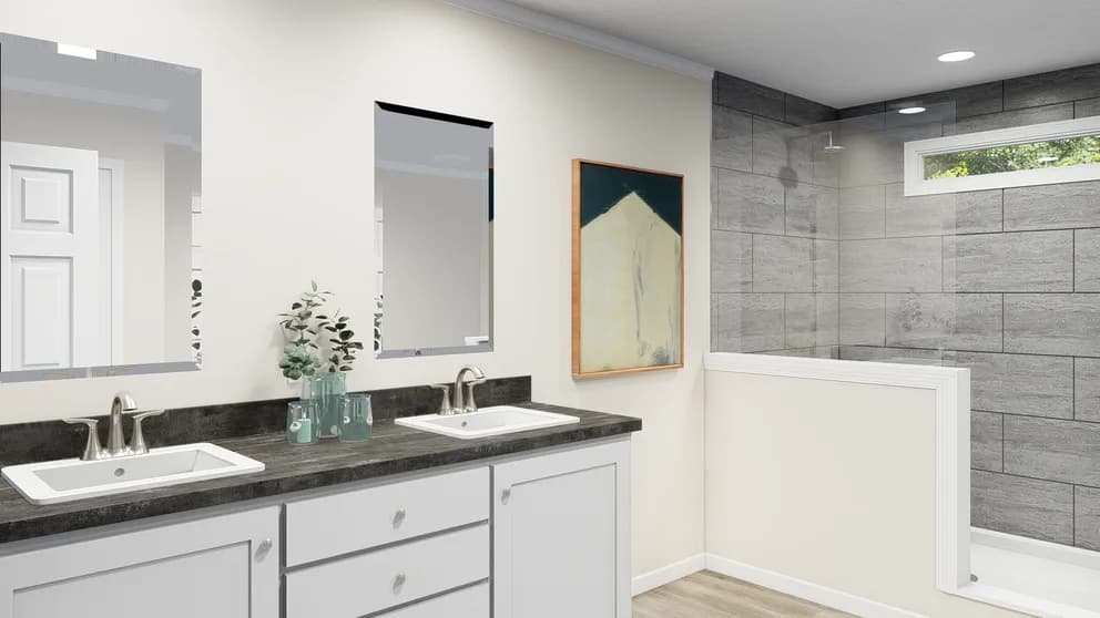  the driftwood bathroom home features