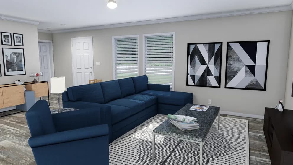 The beau interior home features