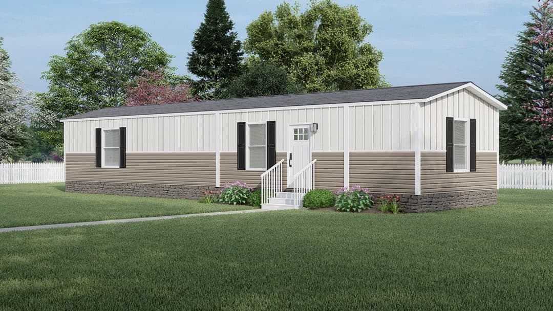 Lewis elevation and exterior home features