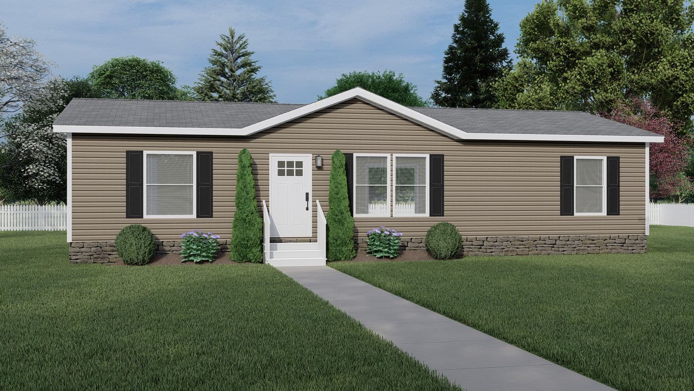 Desoto hero, elevation, and exterior home features