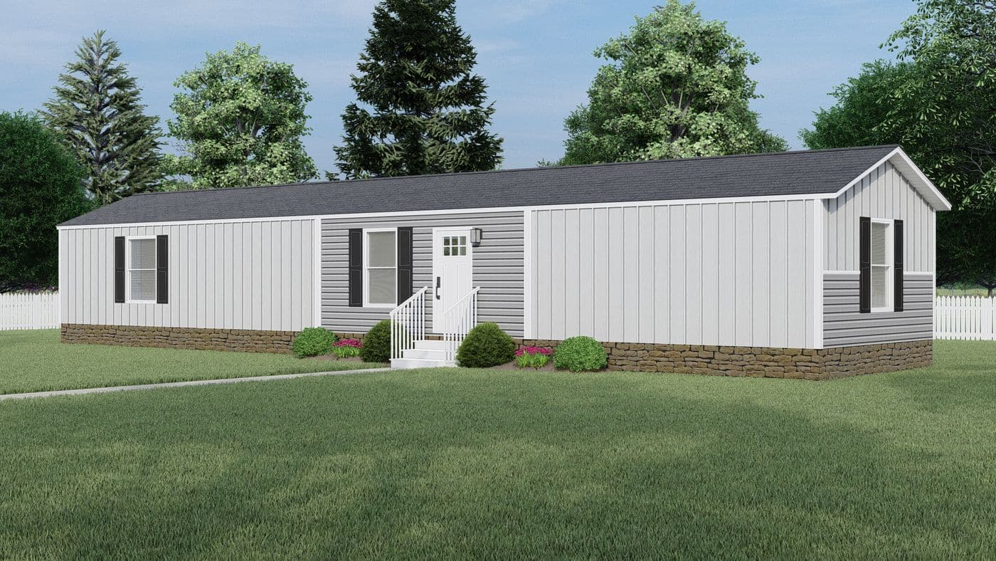 Clark elevation and exterior home features