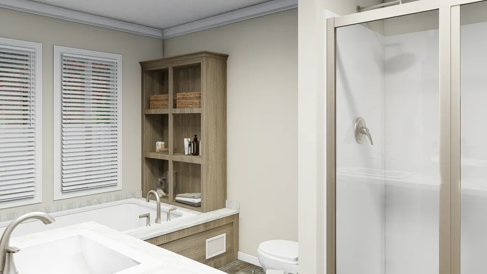 The sandpiper bathroom home features