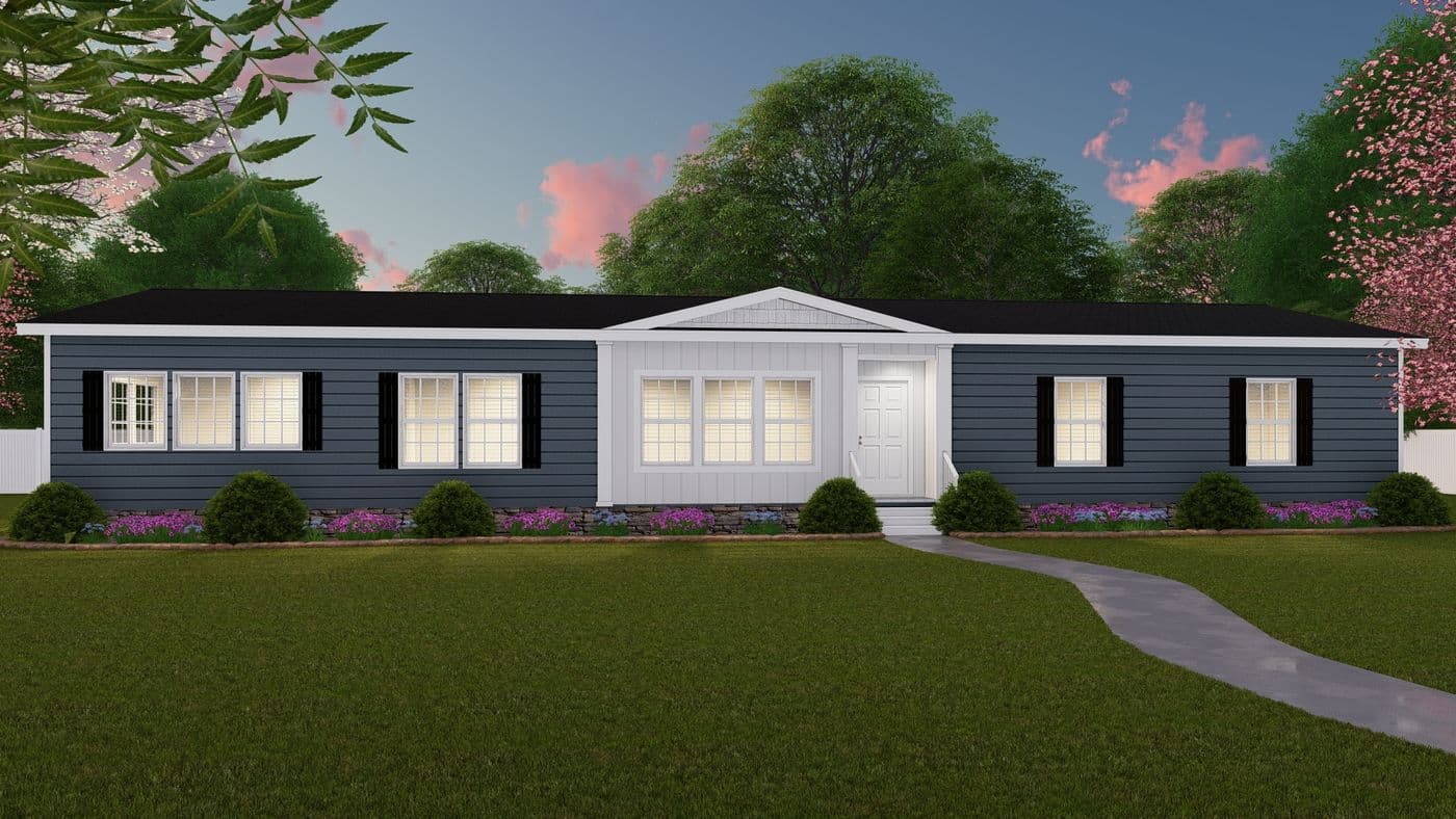 The raelyn exterior home features