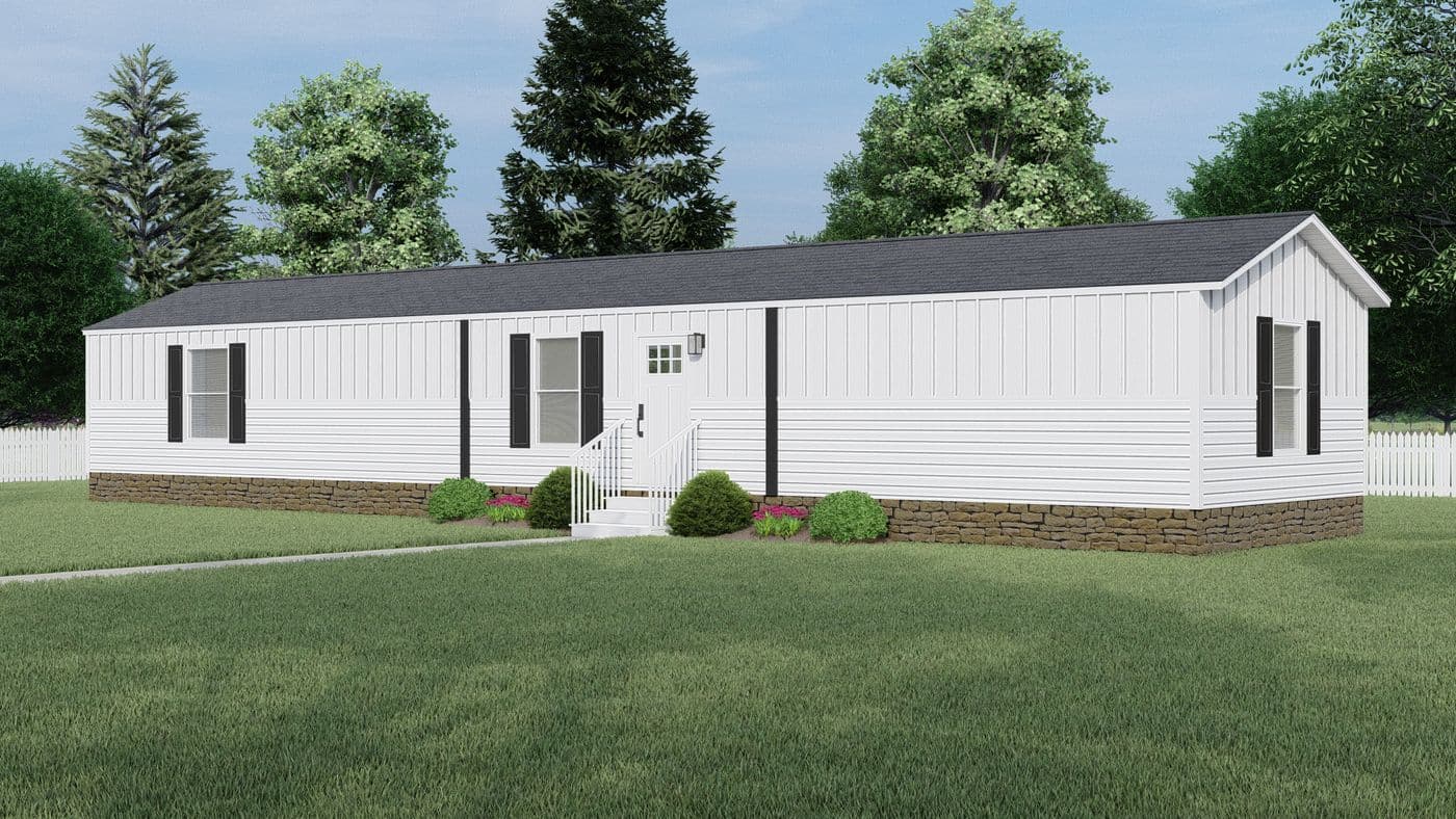 Clark elevation and exterior home features