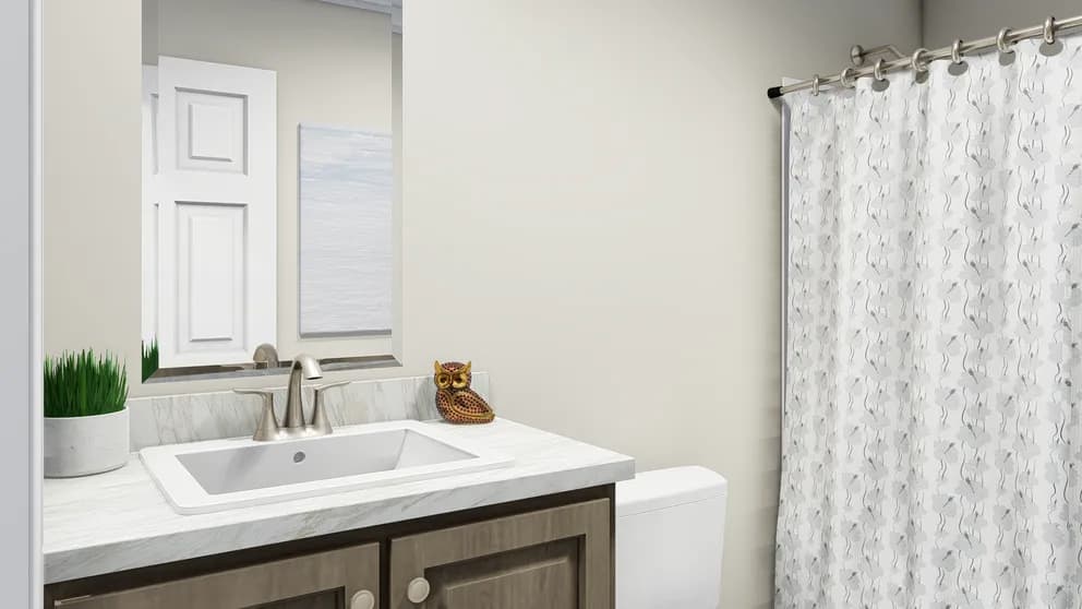 The sandpiper bathroom home features