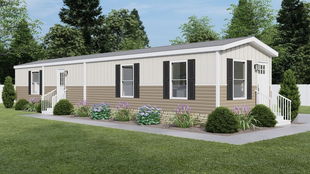 Cortes elevation and exterior home features